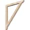 Ekena Millwork Traditional Slat Smooth Bracket, Douglas Fir, 3 1/2"W x 44"D x 48"H BKT04X44X48TRA06SDF - alternate 1
